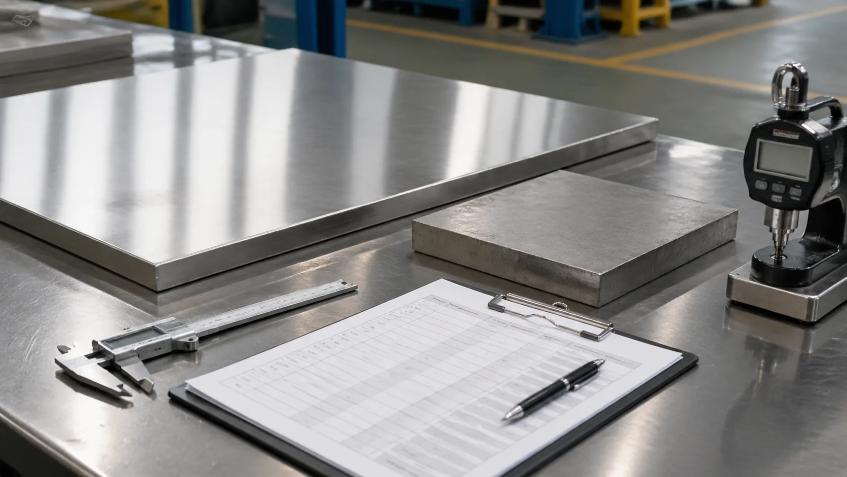 RFQ inspection checklist for stainless steel sheet and plate orders