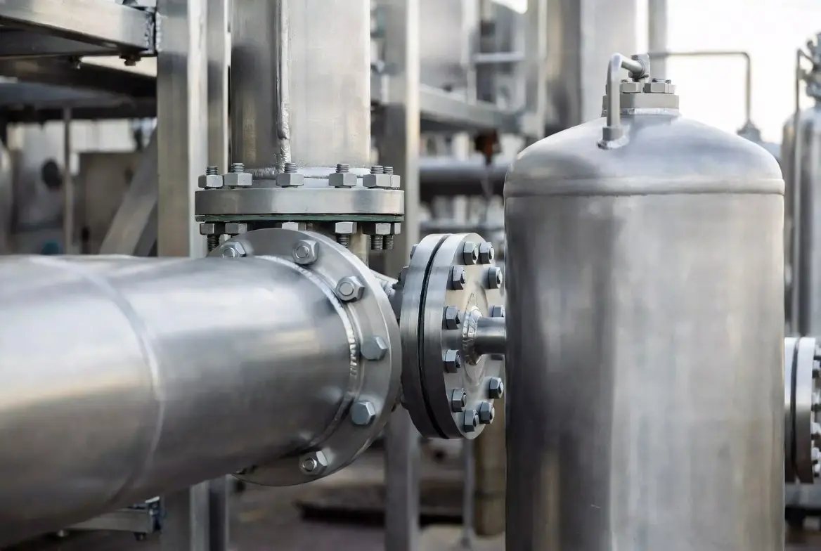 306 stainless steel pipes and vessels for concentrated sulfuric acid processing