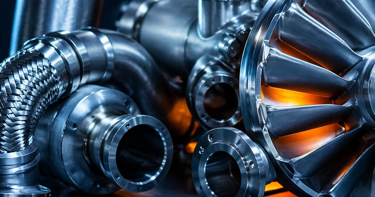 Nickel alloy industrial applications showing high-temperature components and corrosion-resistant equipment