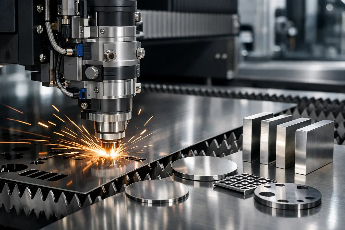 Laser cutting parameters comparison table for 304, 316L, 430, and duplex 2205 stainless steel grades