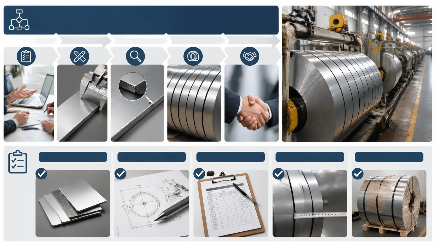 Procurement decision workflow for Stainless Steel Slitting Service: Tolerance, Burr, Coil Set, and RFQ Checklist