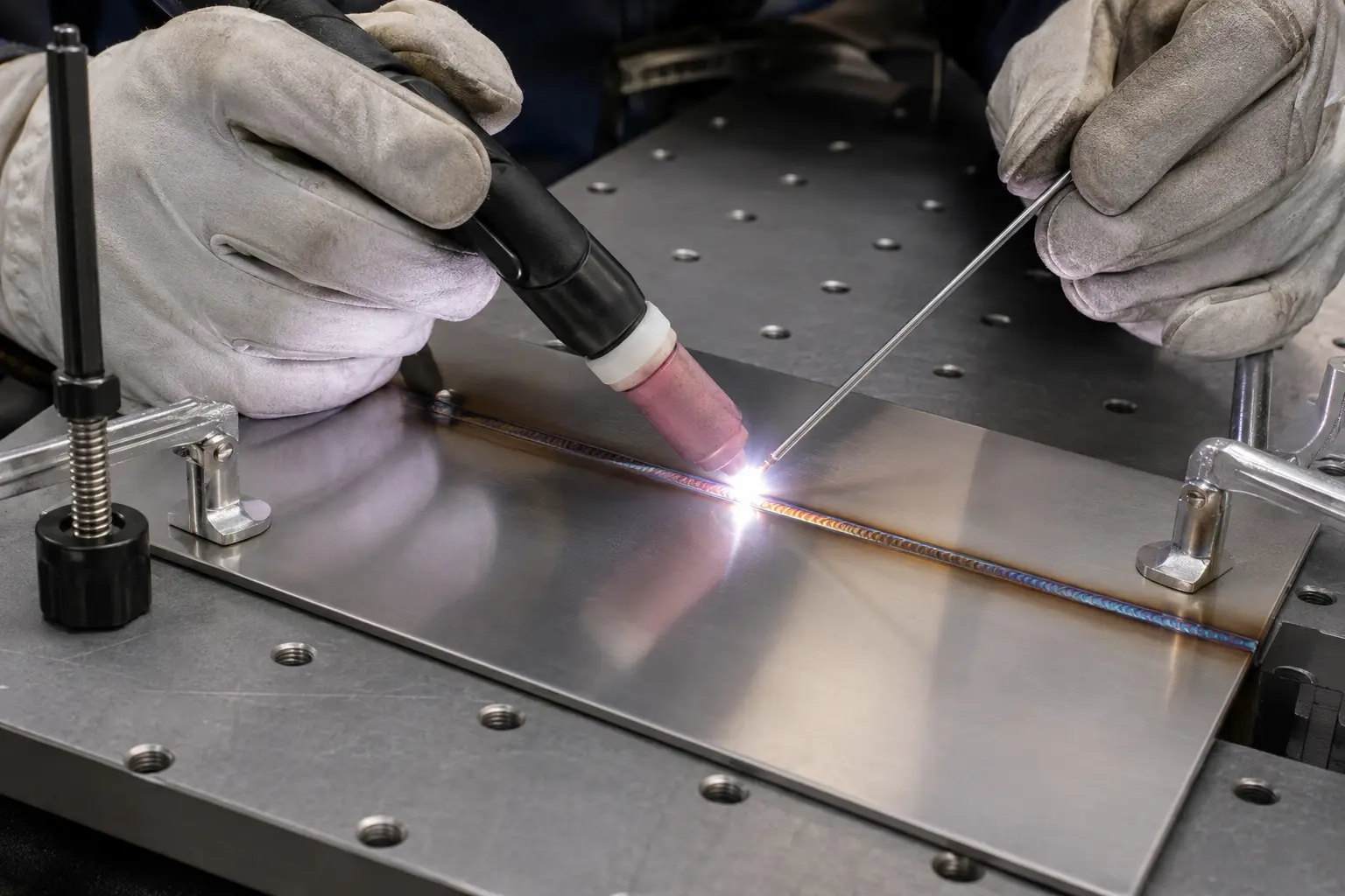 304 stainless steel TIG welding parameters by thickness